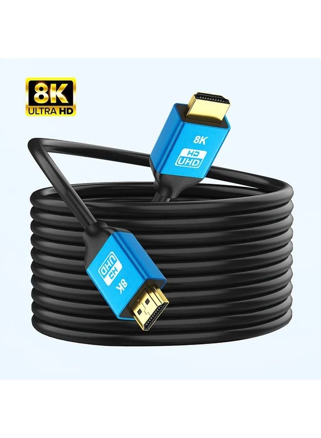 I ZCLIVE 20ft 8K 60Hz 48Gbps HDMI 2 1 Cable eARC HDCP 2 3 For PS5 SoundBar UHD TV Black - Image 5